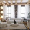 创意家装客厅现代简约风格窗帘设计案例