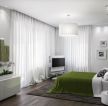 清新淡雅卧室现代简约风格窗帘设计
