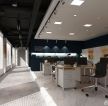 现代办公大厅格栅灯设计效果图