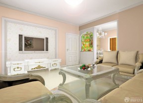 现代简约家装客厅塑胶茶几装潢设计图