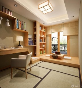 日式书房 创意书架设计