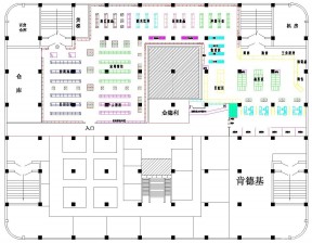 小型城市商場平面圖設計