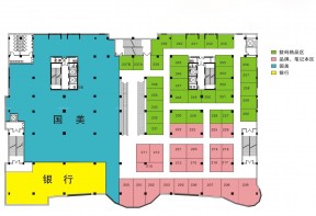 电器商场平面图设计