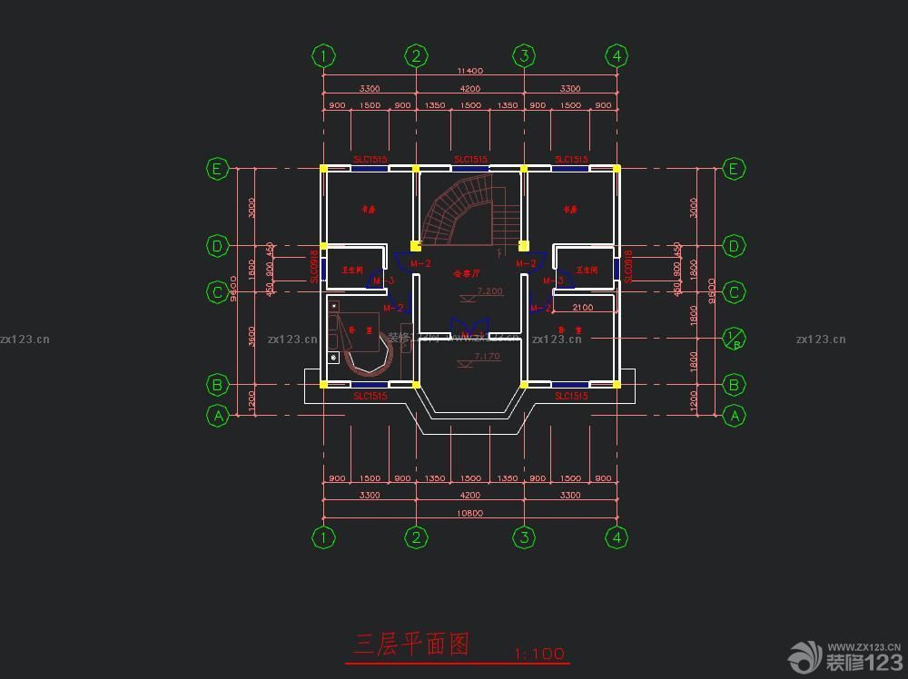 20萬農村三層小別墅戶型圖