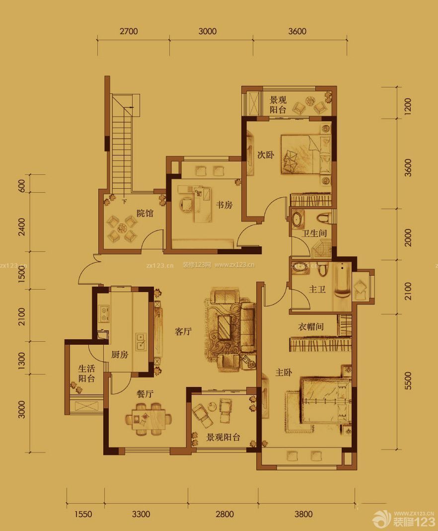 50-80小洋房戶型設(shè)計(jì)圖