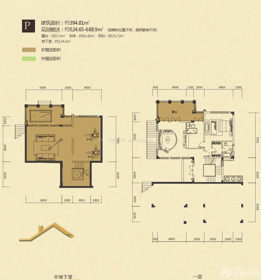 20萬農村別墅雙層戶型圖設計