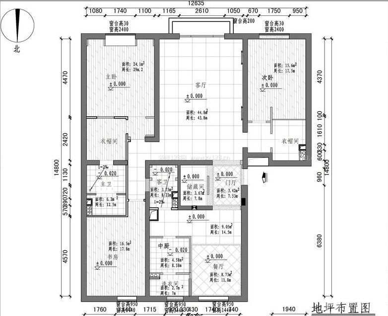 20萬農村別墅戶型圖設計