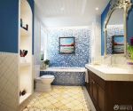 地中海风格按摩浴缸背景墙马赛克瓷砖贴图