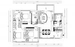 124平米三居室戶型圖設(shè)計