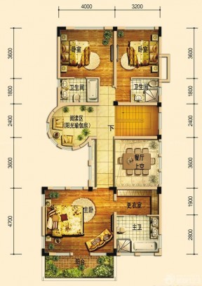 20萬農村經典獨棟小別墅戶型圖大全