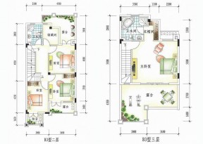 20万农村三层别墅户型图