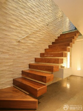 木制楼梯 家装现代简约风格