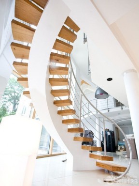 木制楼梯 高档别墅设计