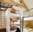 小空间儿童房间高低床分布设计实景图
