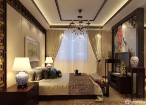 中式窗帘 卧室设计