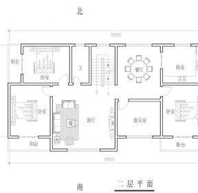 小二层别墅平面图 -每日推荐