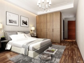 现代风格地毯 20平米卧室