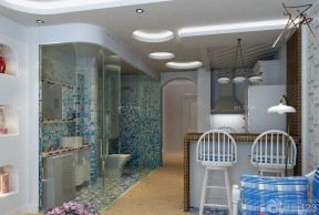 70-80平方小户型装修 玻璃淋浴间