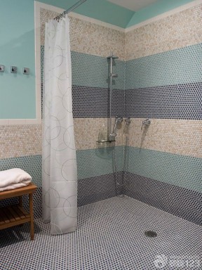 淋浴房浴帘隔断喷头图片