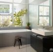 70-80平米房屋卫生间浴室装修效果图 