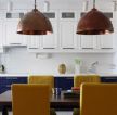 最新美式风格110-120平米室内开放式厨房装修图