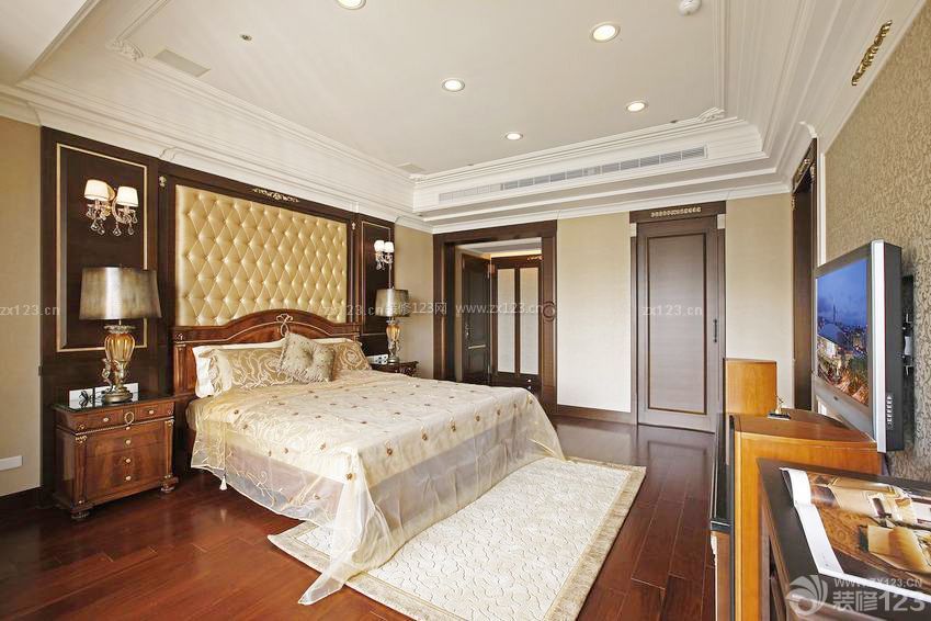 欧式100平方米房屋卧室装修设计图
