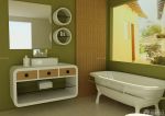 现代风格110平方房子浴室装修设计图