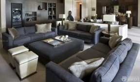 时尚60平米现代家装组合沙发设计