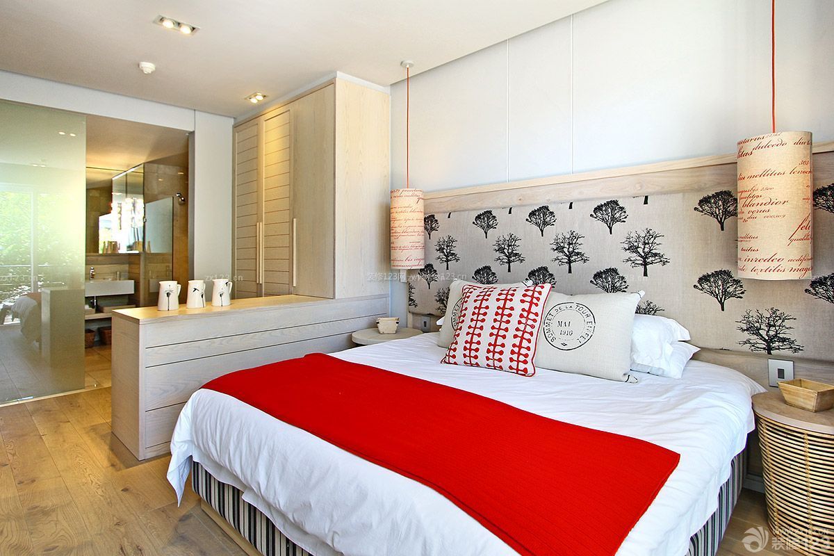 60平米小户型样板房卧室设计效果图