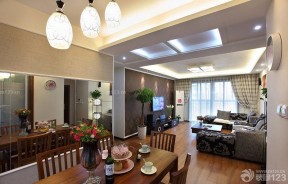 70平室內(nèi) 客廳餐廳一體