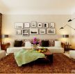 最新100平米两室两厅户型简约组合沙发装修设计图