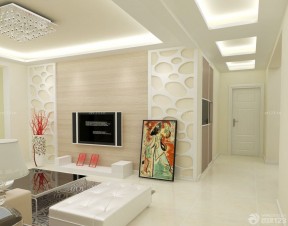 90平方兩室兩廳 簡(jiǎn)單電視背景墻