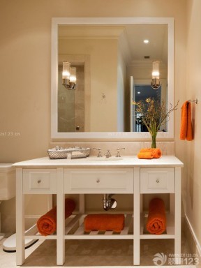 90平方米住宅家庭浴室装修图片欣赏