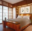 中式房屋90平米三房两厅卧室装修效果图
