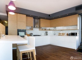 70平方米家庭装修效果图 开放式厨房装修效果图片