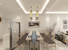 家庭餐廳裝修效果圖片 現(xiàn)代中式餐廳效果圖