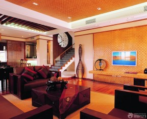 110平米复式装修图 东南亚风格室内设计