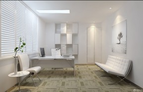 80平米办公室装修设计 现代简约风格实景图