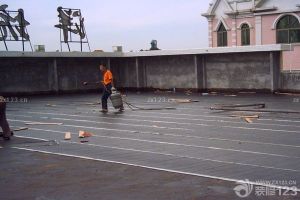 屋顶防水的施工