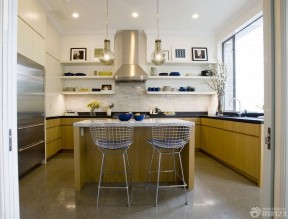 90平米二室一厅房屋装修效果图 家庭厨房装修效果图片
