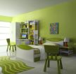 70平米的房子卧室绿色墙面装修效果图片