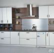 厨房整体银色橱柜装修效果图片