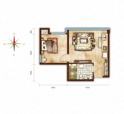 经典60平米小户型自建房屋设计图_装修123效