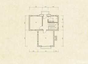 110平米小戶型別墅戶型圖