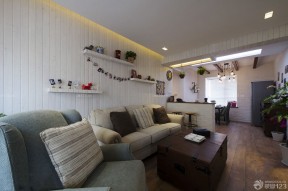 60平米loft裝修 墻飾板裝修效果圖片