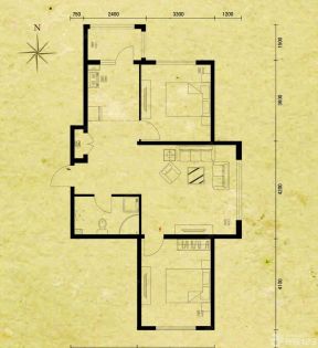 農(nóng)村60平米小戶型房子設(shè)計(jì)圖