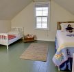 温馨130平米带阁楼可爱儿童房间