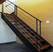 现代家装自建房楼梯设计效果图