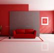 最新红色时尚120平米墙面设计装修设计案例