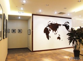80平米辦公室裝修效果圖 辦公室背景墻裝修效果圖片